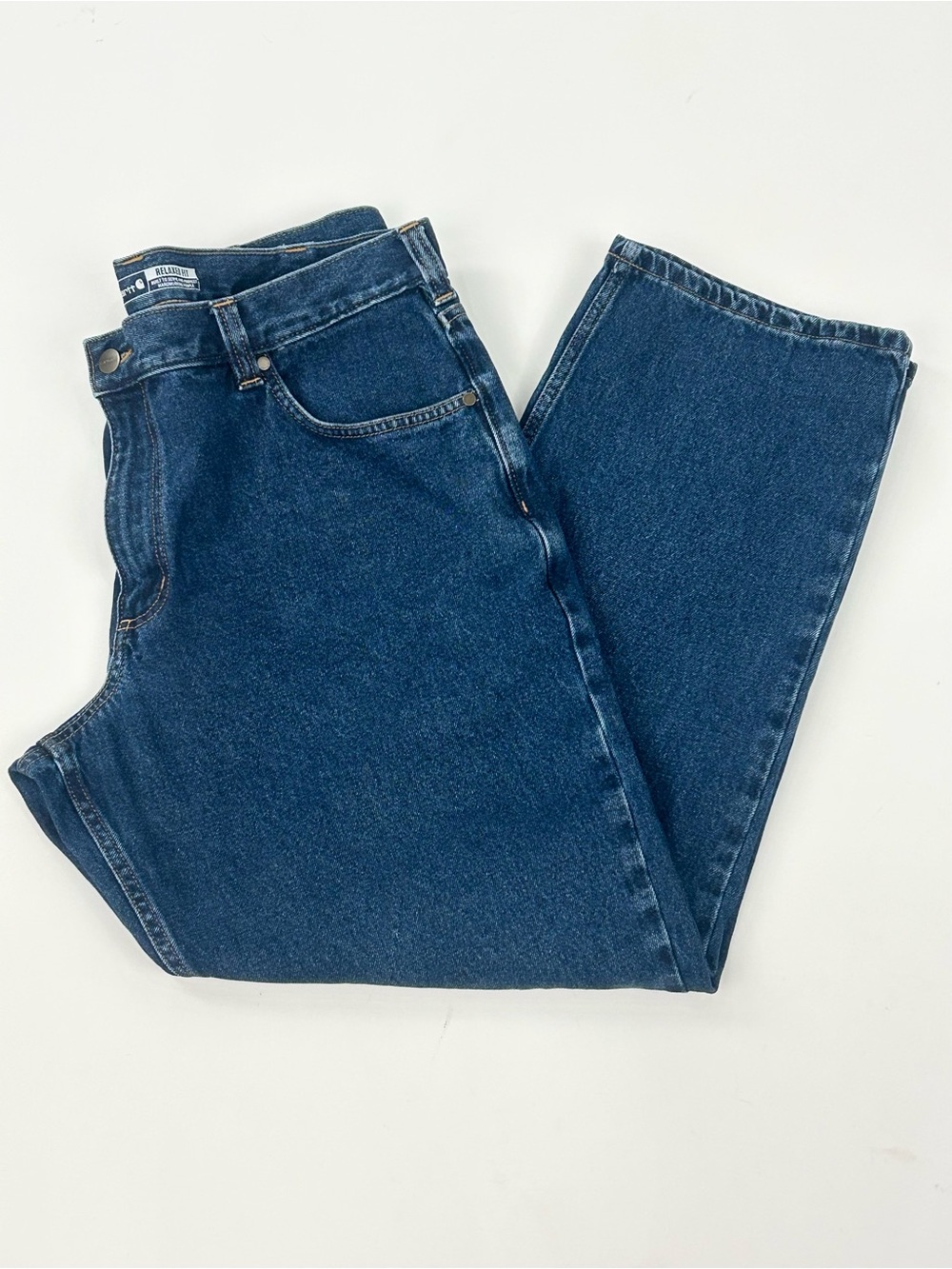 Carhartt BD4943-M Relaxed Fit Straight Leg Jeans Men’s 38x30 Blue